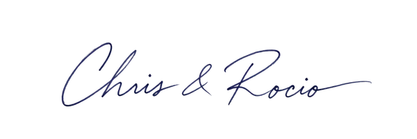 Chris & Rocio handwritten signature